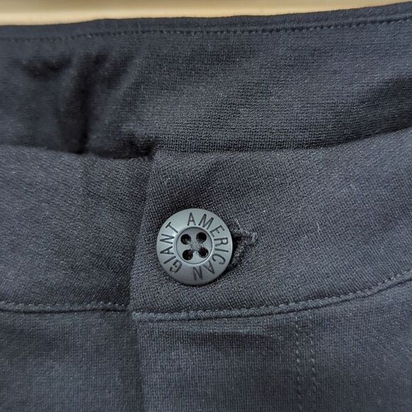American Giant Pants Womens 8 Black Skinny Leg - Picture 3 of 10